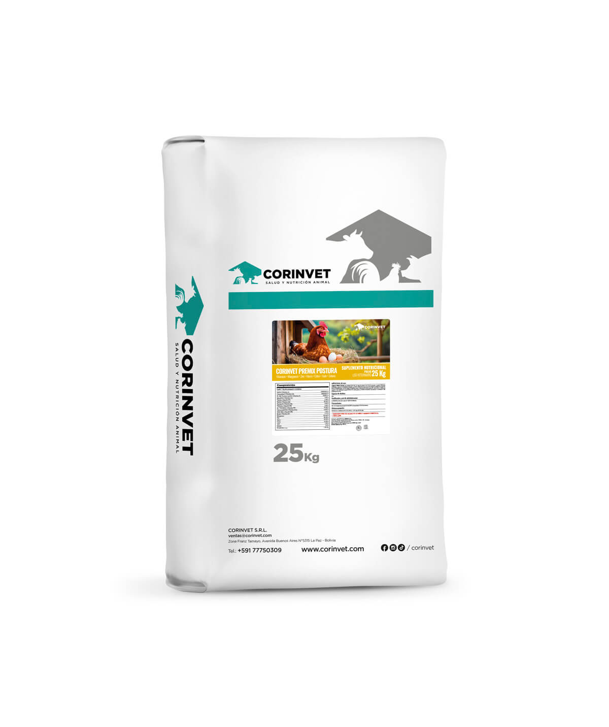 corinvet-suplemento-nutricional-corinvet-premix-postura-25k CORINVET PREMIX POSTURA - Imagen 1